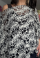 cream web poncho - square