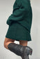 emerald hissy knit mini skirt