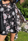 black flower mesh poncho *launching 14.06.26 20:00BST*
