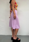 lilac midi skirt