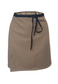 BROWN RULED WRAP SKIRT *3RD GENERATION*