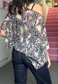 purple leopard poncho