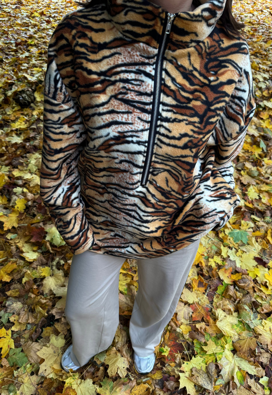 TIGER PRINT FLEECE