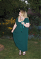 MULTIWAY EMERALD CAP SLEEVE CINCH MAXI DRESS - XS HISSY FIT LTD