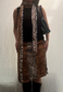 dalmatian/leopard reversible scarf