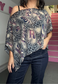 purple leopard poncho