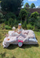 MULTIWAY DOVE CAP SLEEVE CINCH MAXI DRESS - XS HISSY FIT LTD