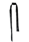 black lace skinny scarf
