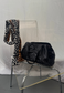 dalmatian/leopard reversible scarf