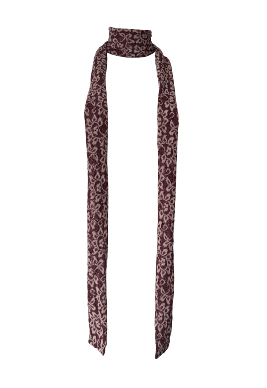 pink indian mango skinny scarf
