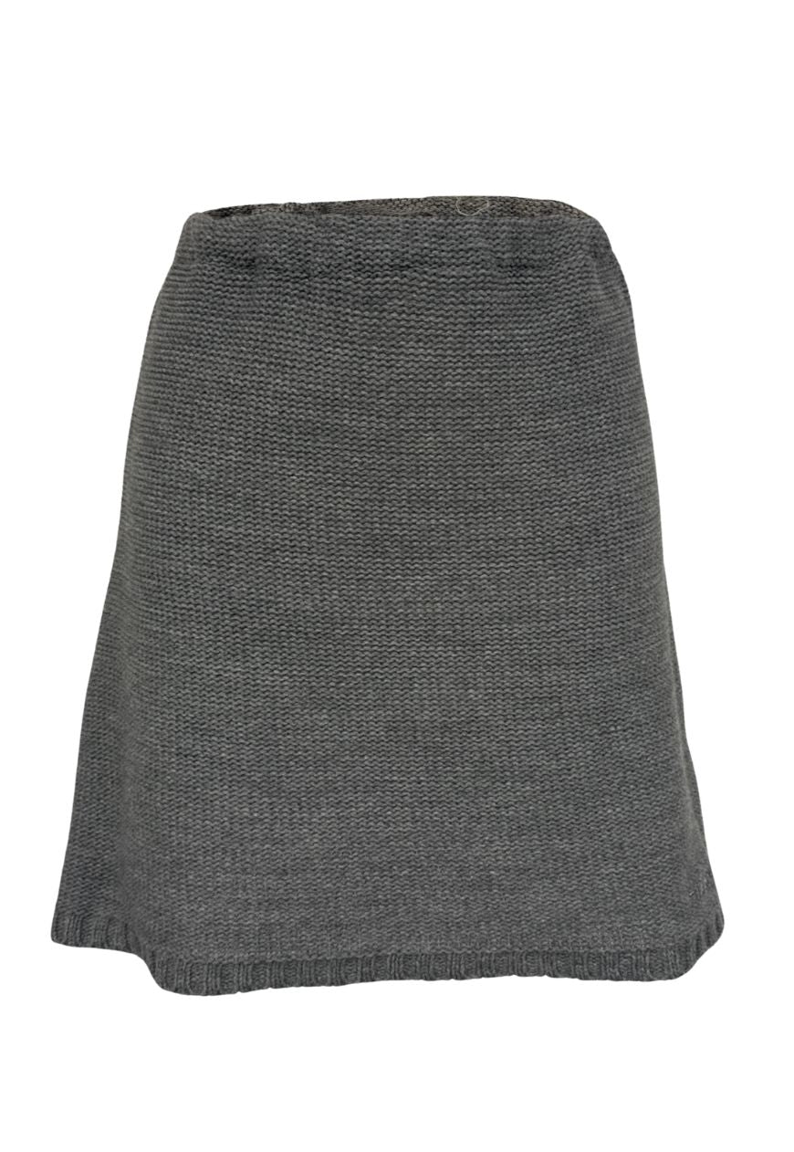 mist hissy knit mini skirt