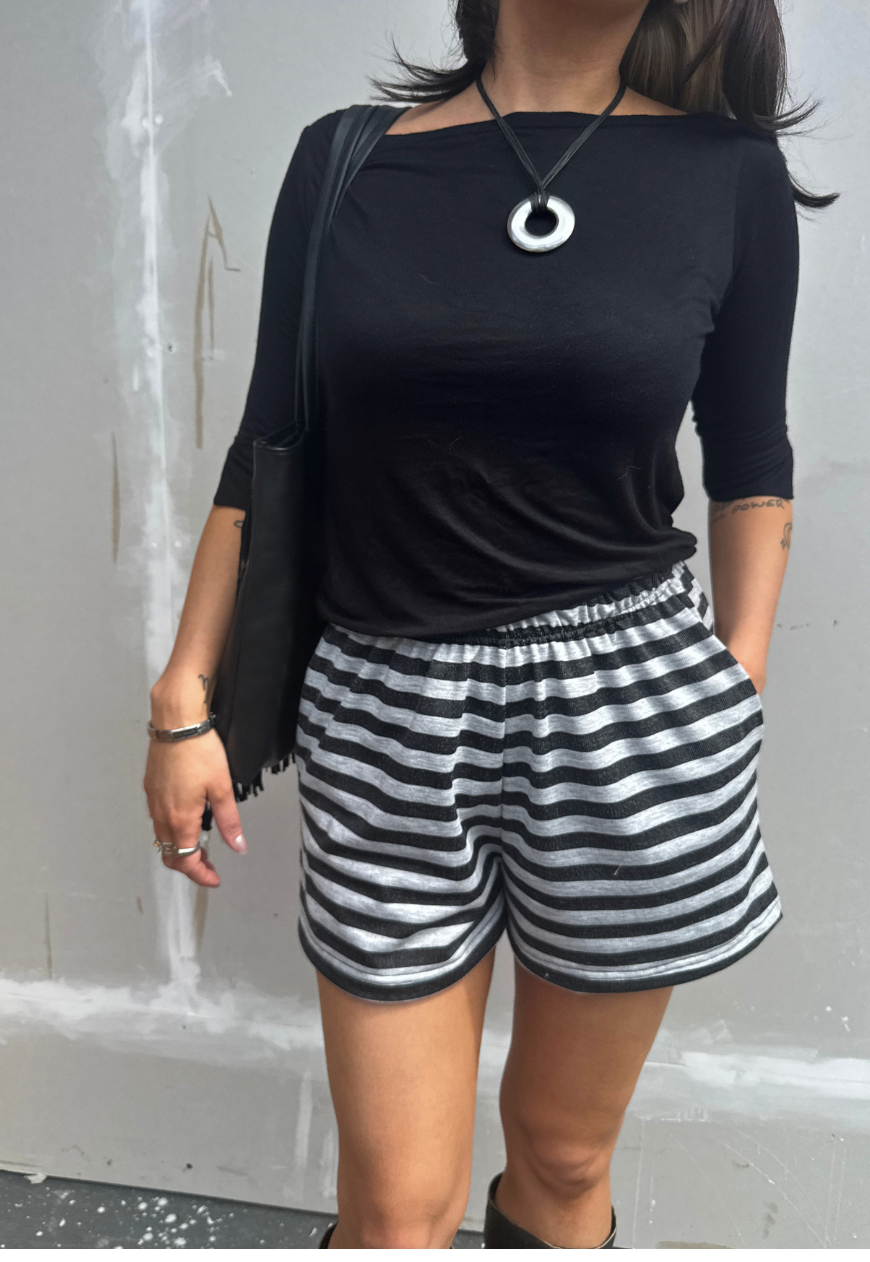 black split sleeve soft top *coming soon*