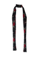black rose skinny scarf