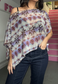 lilac grunge poncho