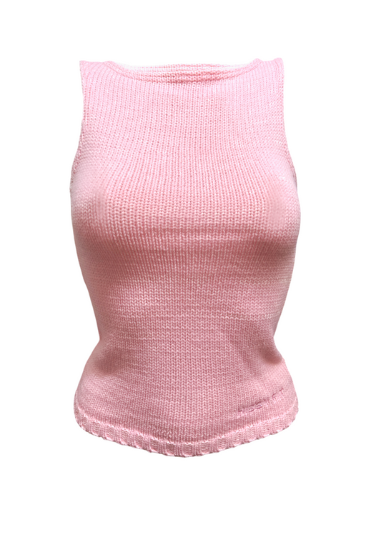 LYCHEE HISSY KNIT VEST - S HISSY FIT LTD