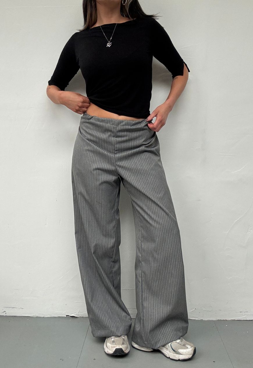 grey hissy cinch trousers *pre-order*