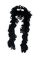 black big loopy scarf