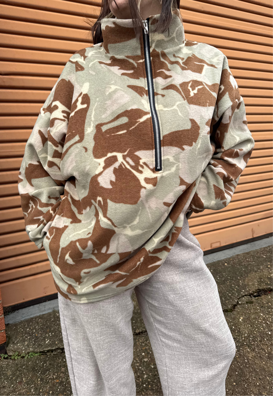 CAMO PRINT FLEECE