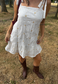 white celestial ruffle dress *launching 06.08.26 18:00BST*