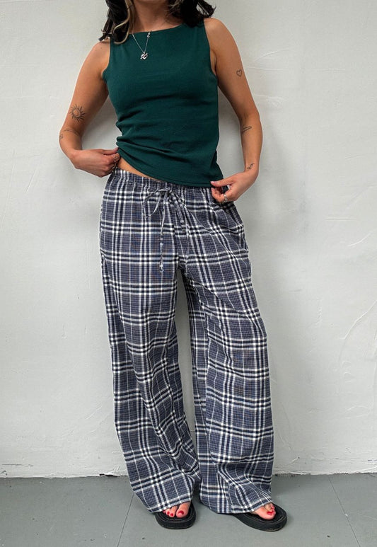 check summer trousers
