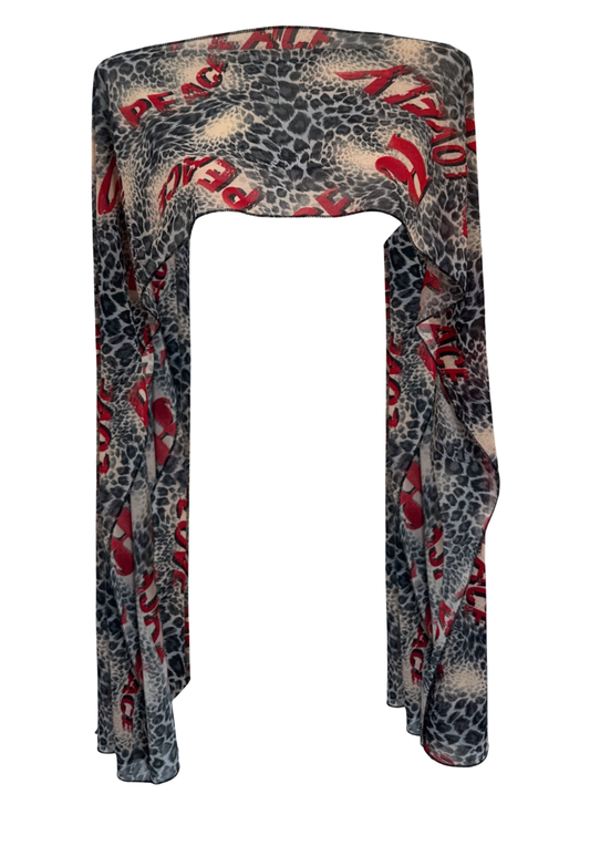 red leopard cape