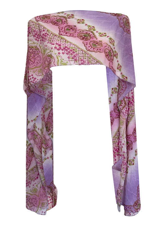 lilac glitter cape
