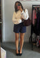 INDIGO BENGALINE STAPLE SHORTS