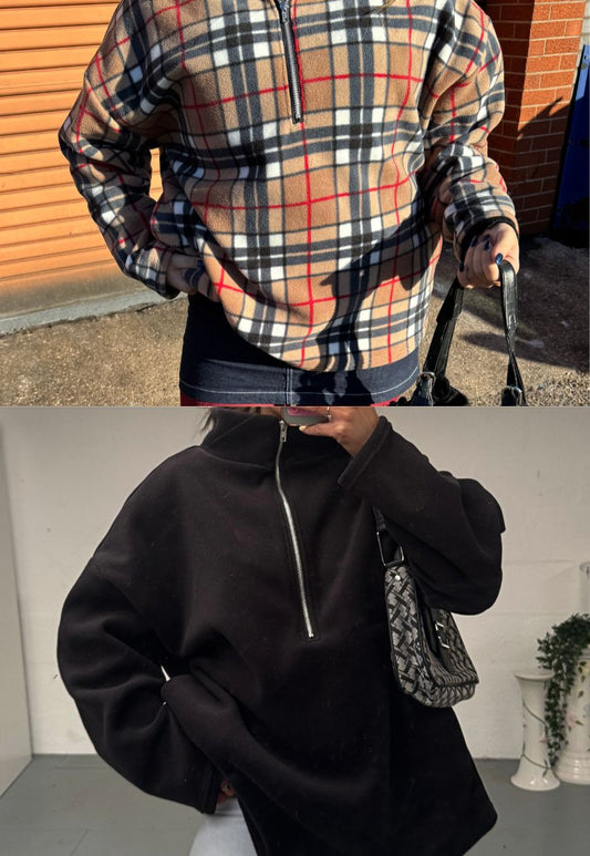 print & plain fleece multipack - size XS/S