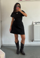 MULTIWAY ECLIPSE CAP SLEEVE CINCH MINI DRESS - 2XS HISSY FIT LTD