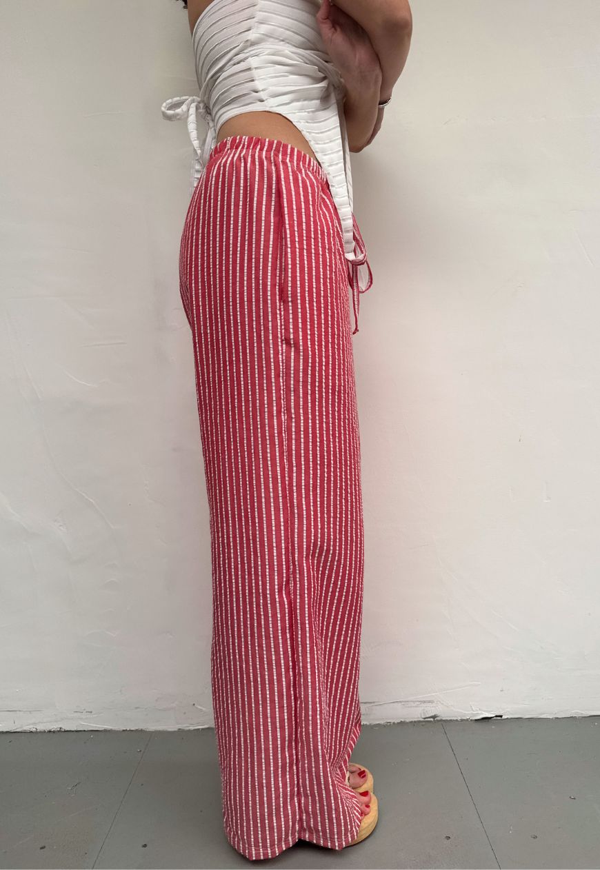 stripe summer trousers