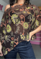 green western poncho