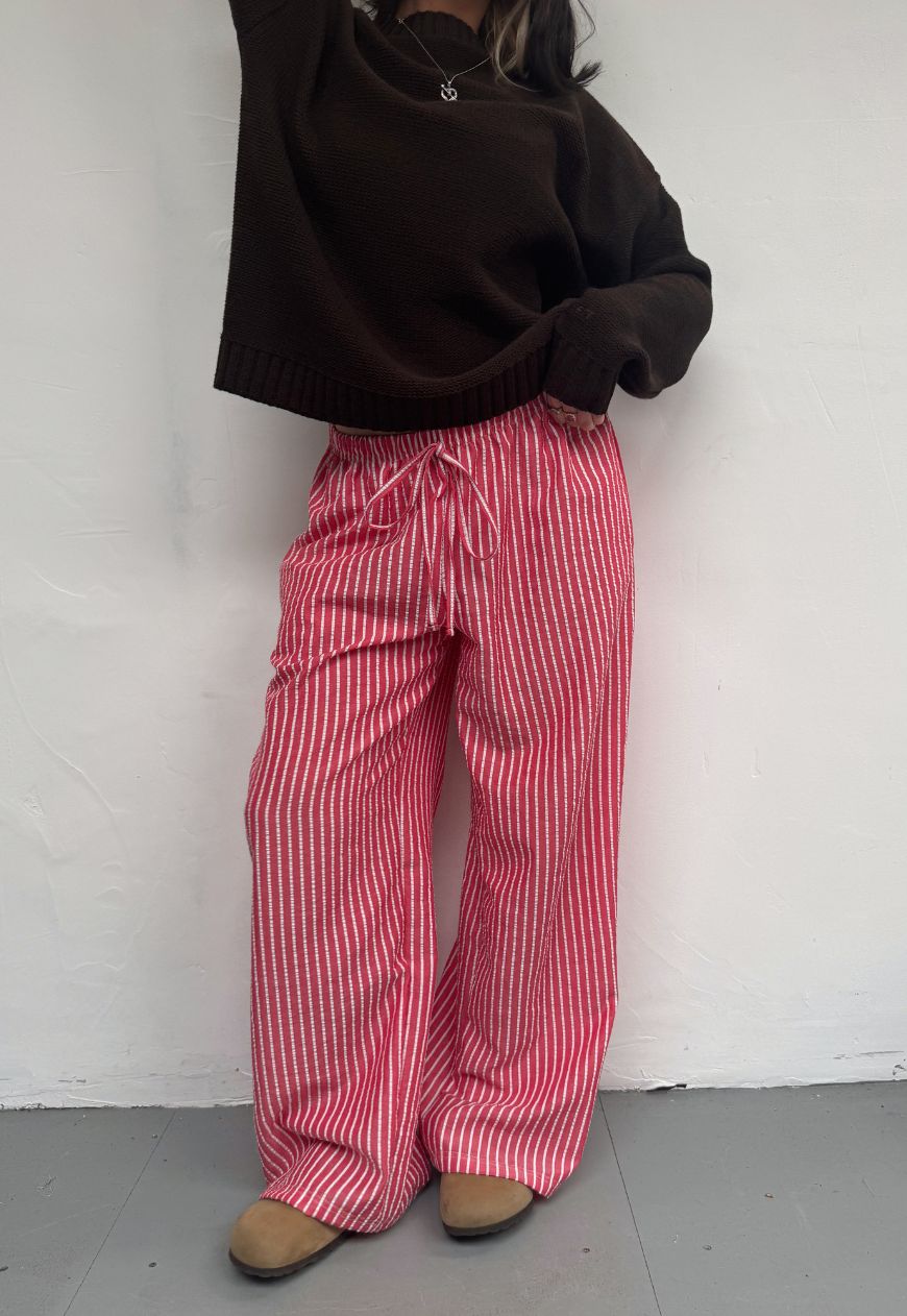 stripe summer trousers