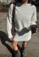 vanilla speck hissy knit mini skirt