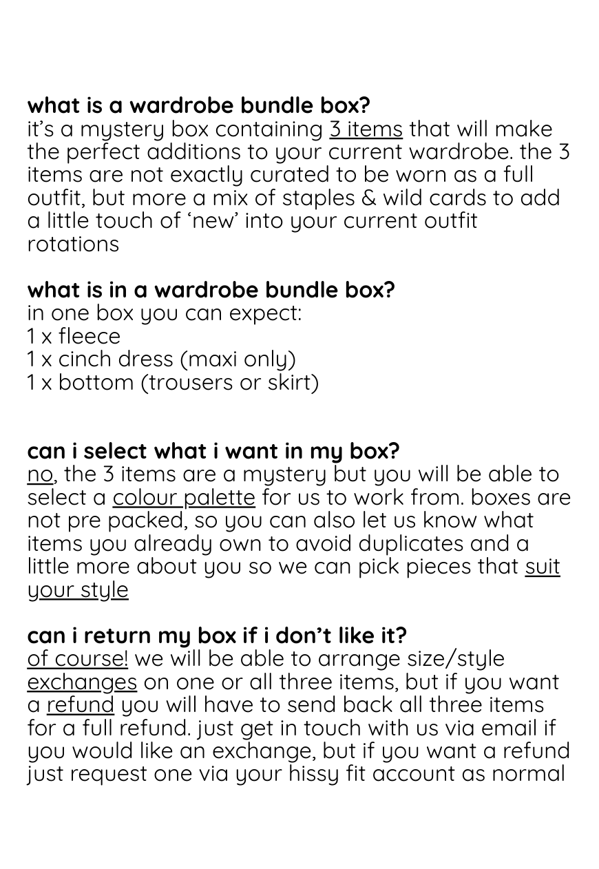 wardrobe bundle box