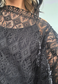 black diamond lace poncho - square