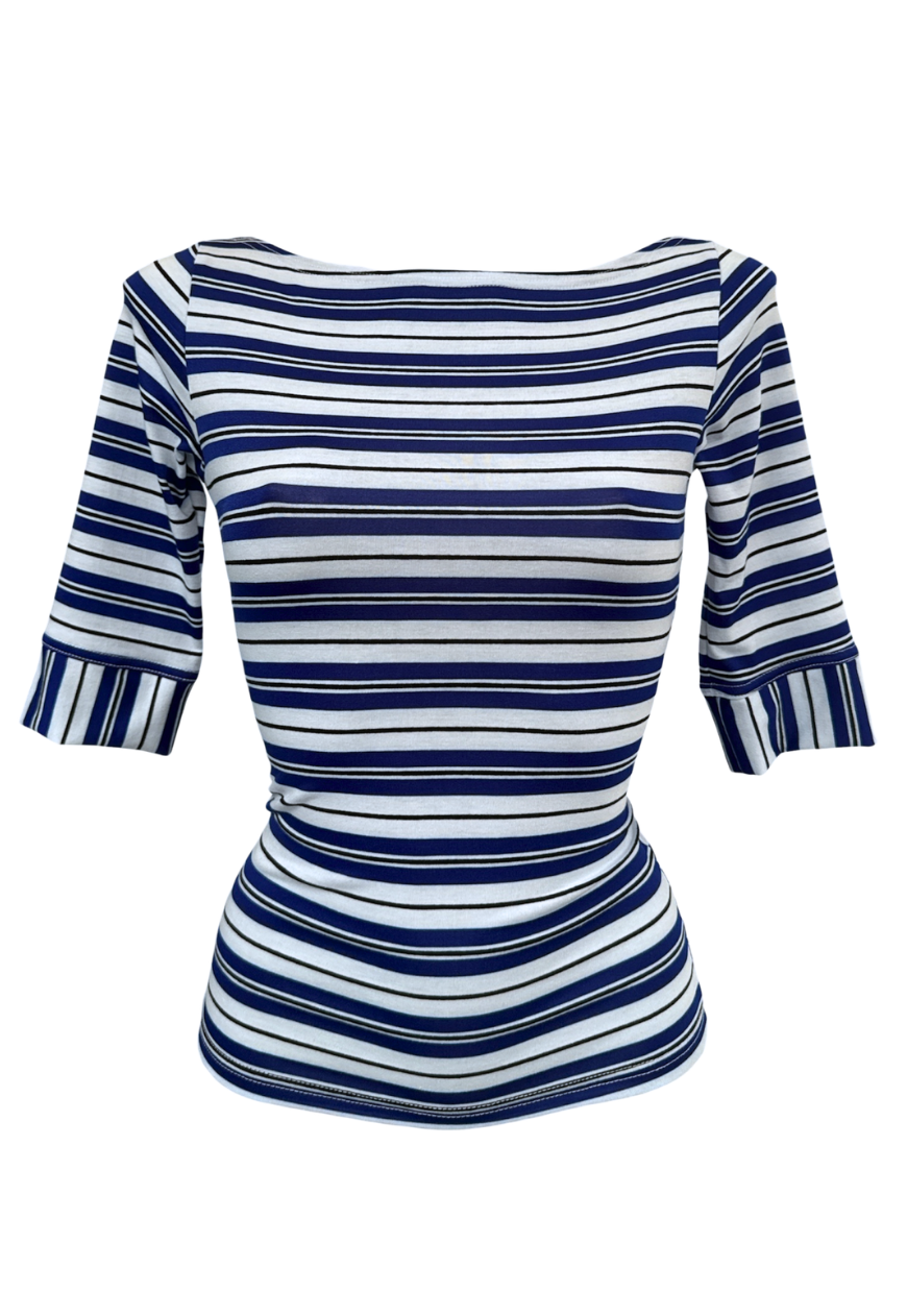 blue stripe soft top