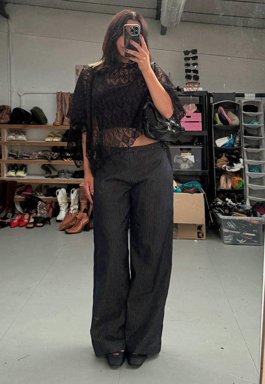 black diamond lace poncho *launching 24.09.26 18:00BST*