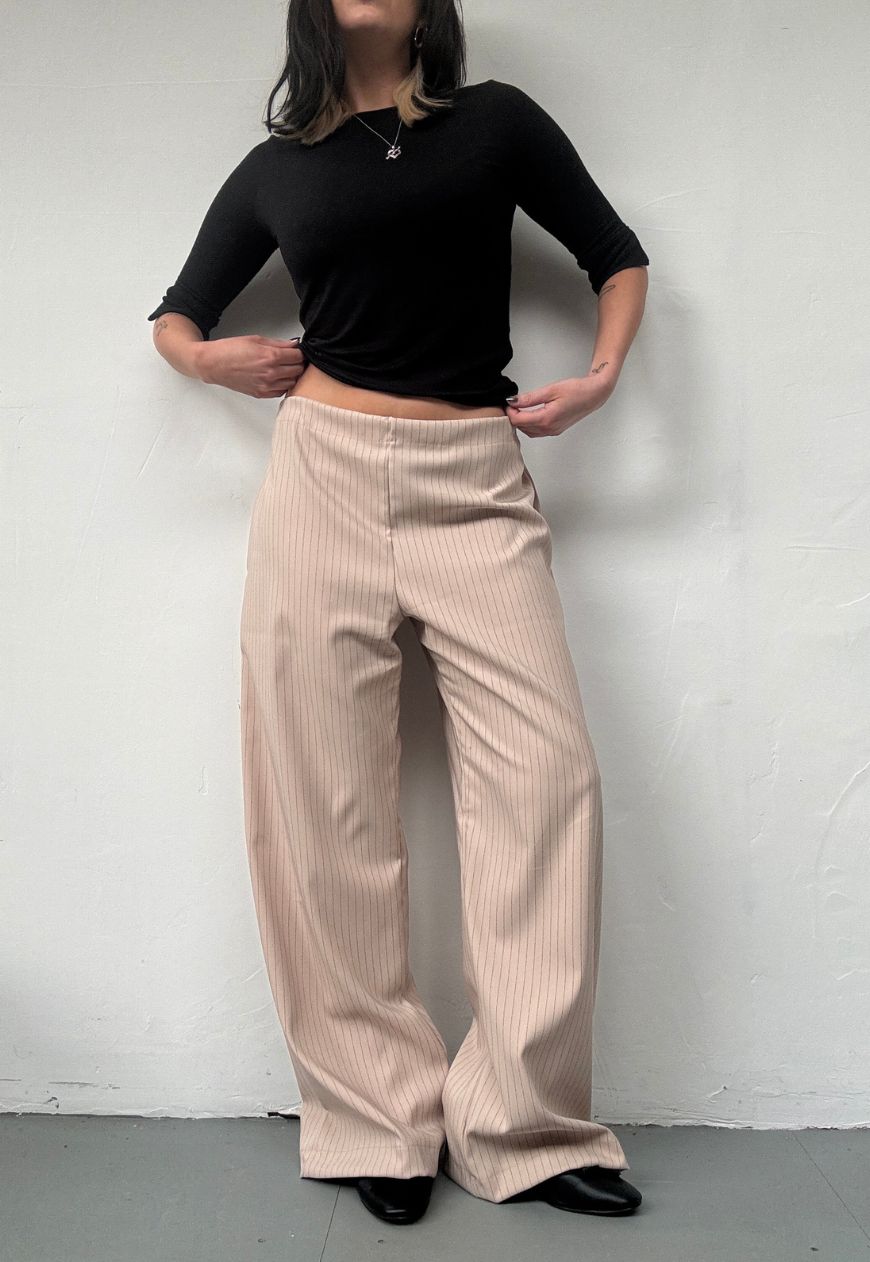 Computer Hissy Fit cream hissy cinch trousers – HISSY FIT LTD