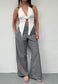 grey hissy cinch trousers *pre-order*
