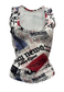 newsprint v neck top *coming soon*