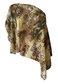 brown swirl poncho