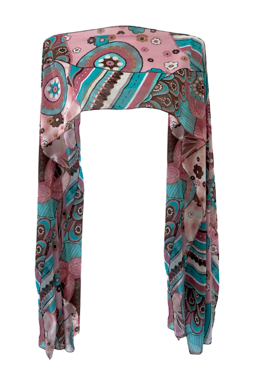 pink flower cape