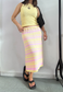 rhubarb & custard hissy knit midi skirt