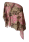pink writing poncho