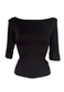 black split sleeve soft top *coming soon*