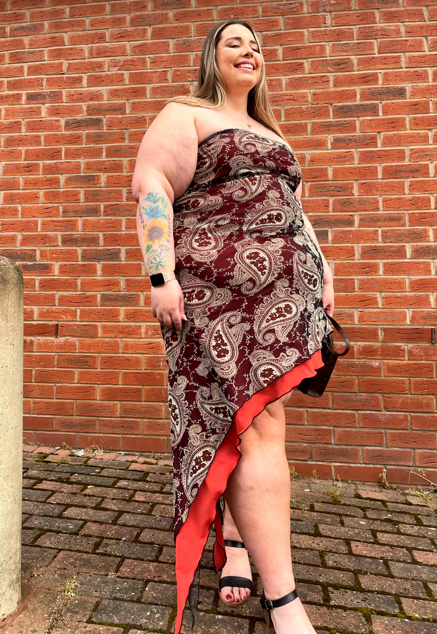 Orange 2025 boob tube