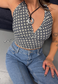 offcuts geometric halter top