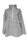 stripe print fleece