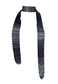 navy stripe plissé skinny scarf *coming soon*
