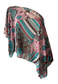 pink flower poncho